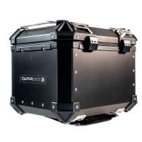 Baúl GPR TECH compatible con  Cf Moto 800 Mt Touring 2021/2024 e5 Baúl Alpi-Tech en aluminio, color negro con placa específica incluida Capacidad Litros 45
