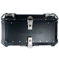 GPR TECH BAUL ALPI-TECH 55 LT NEGRO Baúl superior en aluminio, color negro con placa universal incluida Capacidad Litros 55