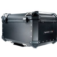 GPR TECH compatible with  Kawasaki Versys 650 2017/2020 e4 GPR TECH Top case in aluminum, black color with specific plate included Capacity 55 LT.