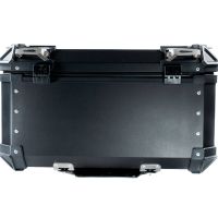 GPR TECH compatible with  Kawasaki Versys 650 2017/2020 e4 GPR TECH Top case in aluminum, black color with specific plate included Capacity 55 LT.