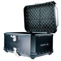 GPR TECH compatible with  Kawasaki Versys 650 2017/2020 e4 GPR TECH Top case in aluminum, black color with specific plate included Capacity 55 LT.