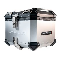 Baúl GPR TECH compatible con  Bmw S 1000 XR - M 2020/2024 e5 Baúl Alpi-Tech en aluminio color plata con placa específica incluida, compatible únicamente con portaequipajes original BMW, si la moto no lo lleva no se puede instalar. Capacidad Litros 35