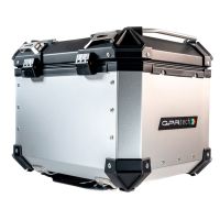 GPR TECH compatible with  Kawasaki Versys 650 2015/2016 e3 GPR TECH Top case in aluminum, silver color with specific plate included Capacity 35 LT.
