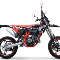 Exhaust compatible with Beta RR 125 4T Enduro 2021-2024, Decatalizzatore, Decat pipe 