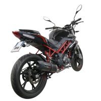 Exhaust compatible with Benelli Bn 125 2021-2024, Furore Evo4 Poppy, Full system exhaust, including removable db killer 