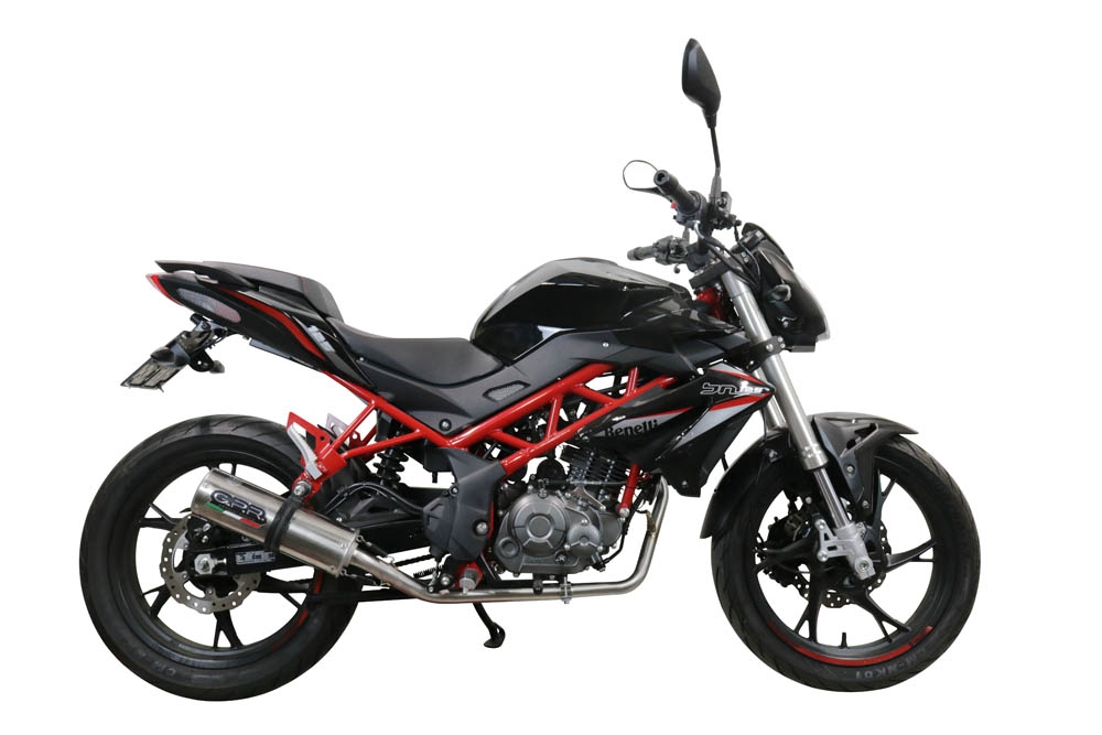 Exhaust compatible with Benelli Bn 125 2021-2024, M3 Inox , Full system exhaust, including removable db killer 