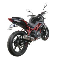 Exhaust compatible with Benelli Bn 125 2021-2024, M3 Inox , Full system exhaust, including removable db killer 