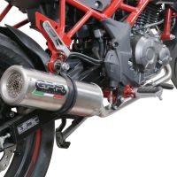 Exhaust compatible with Benelli Bn 125 2021-2024, M3 Inox , Full system exhaust, including removable db killer 