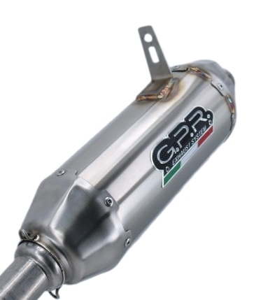 Exhaust compatible with Can Am Outlander 1000 2010-2023, PENTACROSS INOX, Slip-on exhaust including removable db killer and link pipe, EPA-compliance NOT required 
