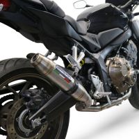 Exhaust compatible with Honda CBR650R 2021-2023, Deeptone Inox, Full system exhaust, including removable db killer 