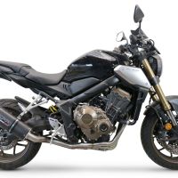 GPR exhaust compatible with  Honda CBR650R 2024-2025, Furore Nero, Full system exhaust, including removable db killer 