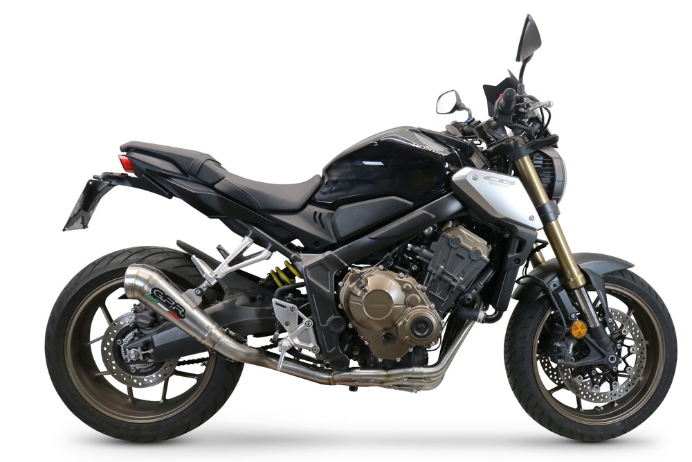 Exhaust compatible with Honda CBR650F 2017-2018, Powercone Evo, Full system exhaust, including removable db killer 