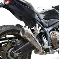 Exhaust compatible with Honda CBR650F 2017-2018, Powercone Evo, Full system exhaust, including removable db killer 