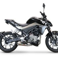 Exhaust compatible with Cf Moto 300 NK 2022-2024, Powercone Evo, Full system exhaust, including removable db killer 
