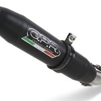 GPR escape compatible con  Zontes Zt 310 2021-2024, Deeptone Nero, Escape completo, no legal para países de la UE, con db killer extraíble 
