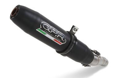 GPR escape compatible con  Royal Enfield Classic 350 2021-2023, Deeptone Nero, Escape homologado para mercados fuera de la UE 