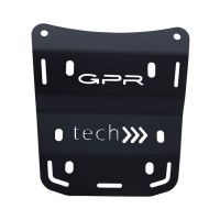 GPR TECH compatible con  Ducati Multistrada V4 / V4S / V4S Sport 1100 2021/2024 Placa de fijación específica Top Case ALPITECH 35>55 LT compatible con portaequipajes original, fabricada en acero inoxidable con 4 puntos de anclaje