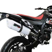 Exhaust compatible with Aprilia Rx 125 2021-2024, Albus Evo4, Slip-on exhaust including link pipe and removable db killer 
