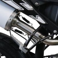 Exhaust compatible with Aprilia Sx 125 2021-2024, Furore Evo4 Nero, Slip-on exhaust including link pipe and removable db killer 