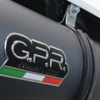 Exhaust compatible with Beta RR 125 4T Enduro 2019-2020, Furore Evo4 Nero, Slip-on exhaust including link pipe and removable db killer 