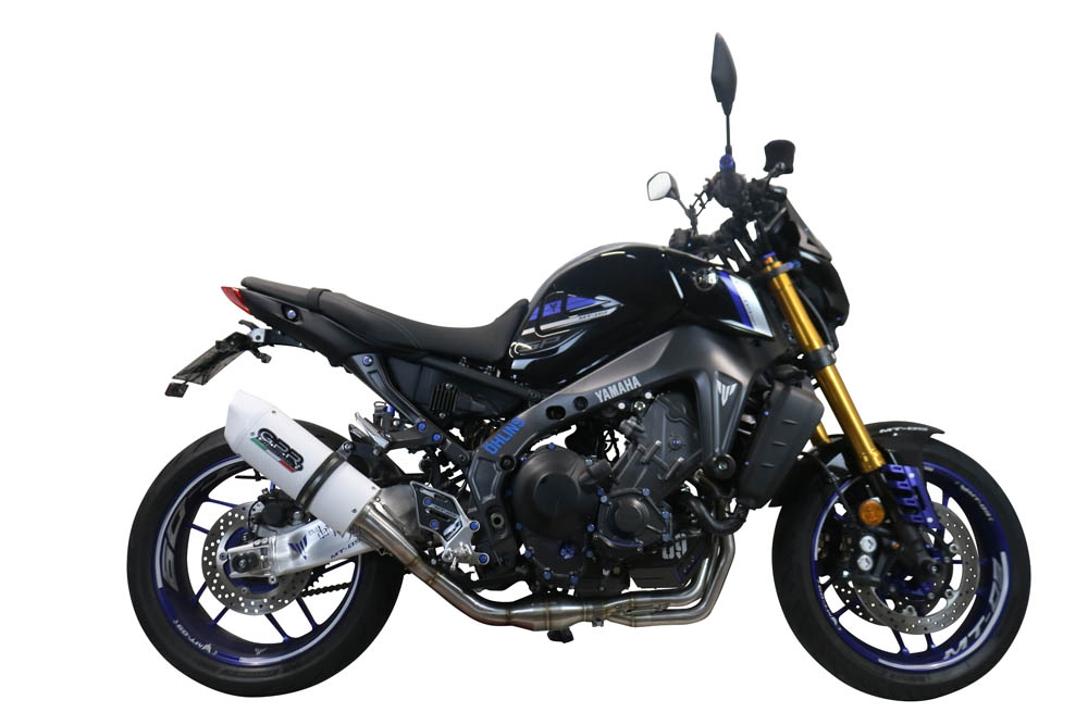 Exhaust compatible with Yamaha FJ-09 2021-2023, Albus Evo4, Full system exhaust including removable db killer and catalyst 
