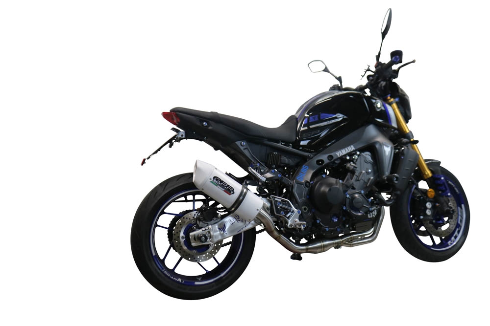 Exhaust compatible with Yamaha FJ-09 2021-2023, Albus Evo4, Full system exhaust including removable db killer and catalyst 