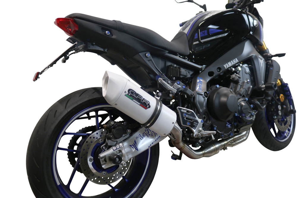 Exhaust compatible with Yamaha FJ-09 2021-2023, Albus Evo4, Full system exhaust including removable db killer and catalyst 