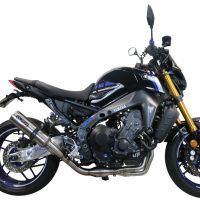 Exhaust compatible with Yamaha FJ-09 2021-2023, M3 Inox , Full system exhaust including removable db killer and catalyst 