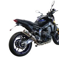 Exhaust compatible with Yamaha FJ-09 2021-2023, M3 Inox , Full system exhaust including removable db killer and catalyst 