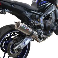 Exhaust compatible with Yamaha FJ-09 2021-2023, M3 Inox , Full system exhaust including removable db killer and catalyst 