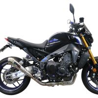 Exhaust compatible with Yamaha FJ-09 2021-2023, Powercone Evo, Full system exhaust including removable db killer and catalyst 