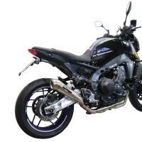 Exhaust compatible with Yamaha FJ-09 2021-2023, Powercone Evo, Full system exhaust including removable db killer and catalyst 
