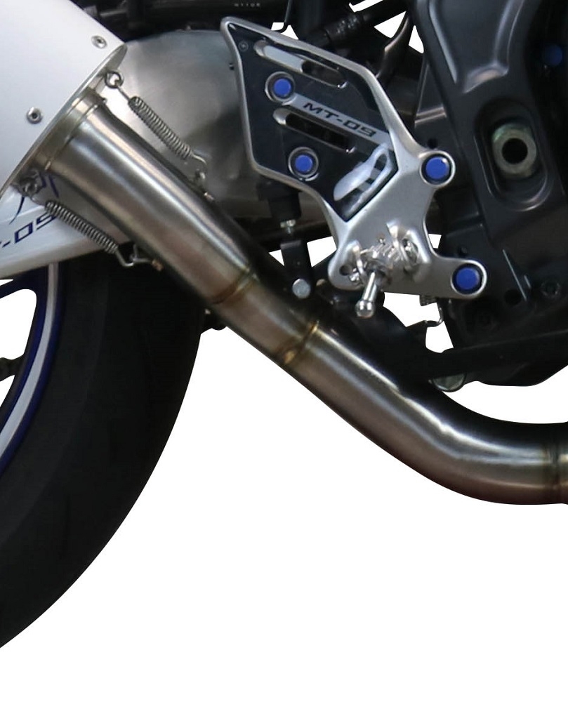 Exhaust compatible with Yamaha XSR900 2022-2024, Furore Evo4 Nero, Full system exhaust including removable db killer and catalyst 