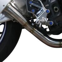 Exhaust compatible with Yamaha XSR900 2022-2024, Furore Evo4 Nero, Full system exhaust including removable db killer and catalyst 