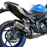 Exhaust compatible with Suzuki GSX-S1000GX 2024-2025, M3 Inox , Slip-on exhaust including removable db killer and link pipe, EPA-compliant 