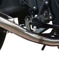 Exhaust compatible with Voge 500DSX 2021-2024, M3 Black Titanium, Slip-on exhaust including link pipe 
