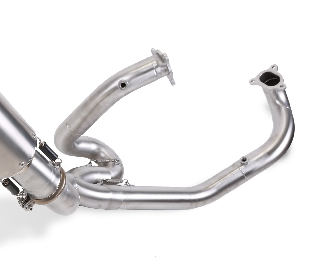 Exhaust compatible with Ktm 1290 Super Adventure R/S 2021-2024, Sonic Poppy, Full system exhaust, including removable db killer 