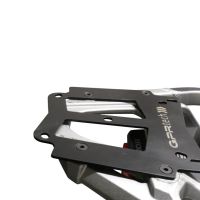 GPR TECH compatible con  Honda Crf 1100 L Africa Twin 2020/2024 e5 Placa de fijación específica en Titanio ALPITECH 35/55 LT compatible con portaequipajes original, fabricada en titanio con 4 puntos de anclaje