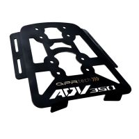 GPR TECH compatible with  Honda Forza 300 2018/2023 GPR TECH Specific fitting plate Top Case ALPITECH 26 LT compatible with original luggage rack,stainless steel made with 4 anchor points