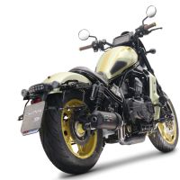 Exhaust compatible with Honda Rebel 1100 2021-2024, Ghisa , Slip-on exhaust including removable db killer and link pipe 