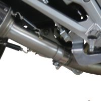 Exhaust compatible with Honda NC750X NC750S DCT 2014-2015, Ghisa , Slip-on exhaust including removable db killer and link pipe, EPA-compliant 