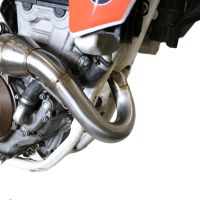 GPR exhaust compatible with  Ktm 250 SXF 2016-2018, Pentacross FULL Titanium, Full system exhaust, including removable db killer/spark arrestor 