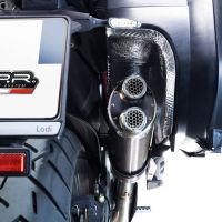 Exhaust compatible with Ducati Multistrada V4 S 2022-2024, Dual Poppy, Slip-on exhaust including removable db killer and link pipe 