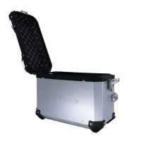 GPR TECH compatible with  Kawasaki Versys 650 2015/2016 e3 GPR TECH Pair of side cases aluminum made, silver color with specific pannier holder Capacity 38 LT. + 38 LT.