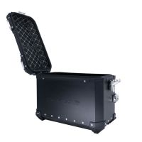 GPR TECH compatible with  Kawasaki Versys 650 2021/2022 e5 GPR TECH Pair of side cases aluminum made, black color with specific pannier holder Capacity 38 LT. + 38 LT.