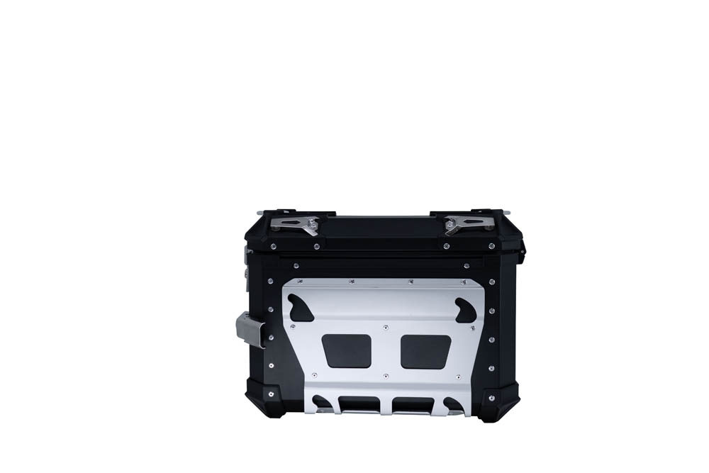 GPR TECH compatible with  Kawasaki Versys 650 2021/2022 e5 GPR TECH Pair of side cases aluminum made, black color with specific pannier holder Capacity 38 LT. + 38 LT.