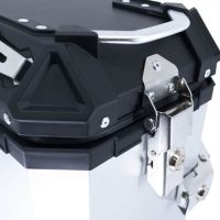 GPR TECH compatible with  Kawasaki Versys 650 2015/2016 e3 GPR TECH Pair of side cases aluminum made, silver color with specific pannier holder Capacity 38 LT. + 38 LT.