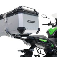 GPR TECH compatible with  Kawasaki Versys 650 2015/2016 e3 GPR TECH Top case in aluminum, silver color with specific plate included Capacity 55 LT.