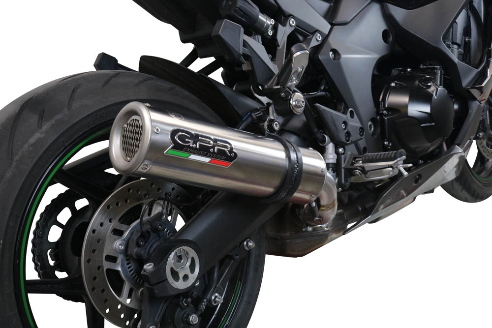 Exhaust compatible with Kawasaki Ninja 1000 Sx 2021-2024, M3 Inox , Slip-on exhaust including link pipe 