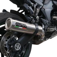 Exhaust compatible with Kawasaki Ninja 1000 Sx 2021-2024, M3 Inox , Slip-on exhaust including link pipe 
